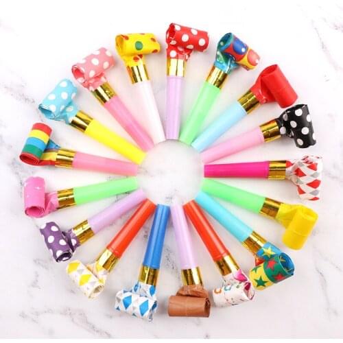 Whistle Blowouts Noise Maker Kids Toys Cheerleader Cheering Props Children Gift Birthday Party Supplies Noisemaker Halloween