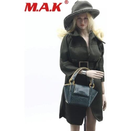 In Stock 1/6 Female Soldier Clothes Fashion Windbreaker Toys Accessory For 12inches Figure Action Woman Lady Model Doll In Stock