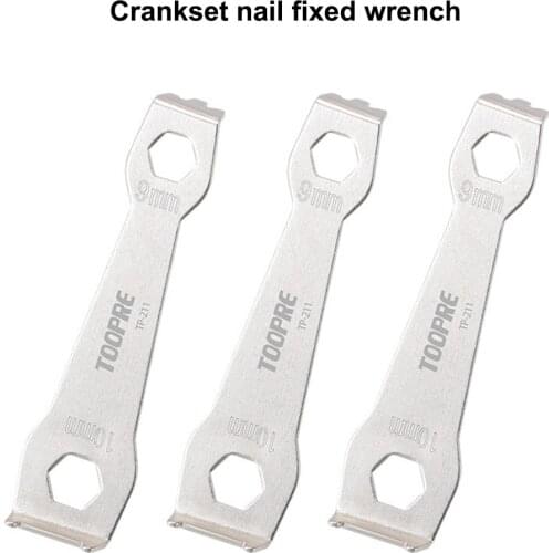 Bike Chainring Wrench for Mountain Bike 9/10mm Bike Chainring Bolt Fixed Wrench Bicycle Crank Spanner Wrench Tool