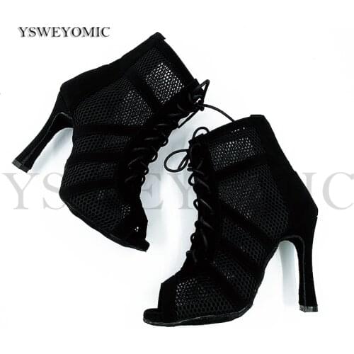 Women Latin Bachata Dance Boots Ladies Girls Salsa Tango Dance Shoes Indoor Sports Dance Shoes Professional Latin Dance Shoes