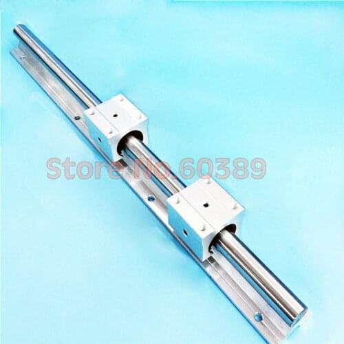 1 X SBR16 L 350mm supported rails 2 pcs SBR16UU Linear Guides bearing blocks for CNC
