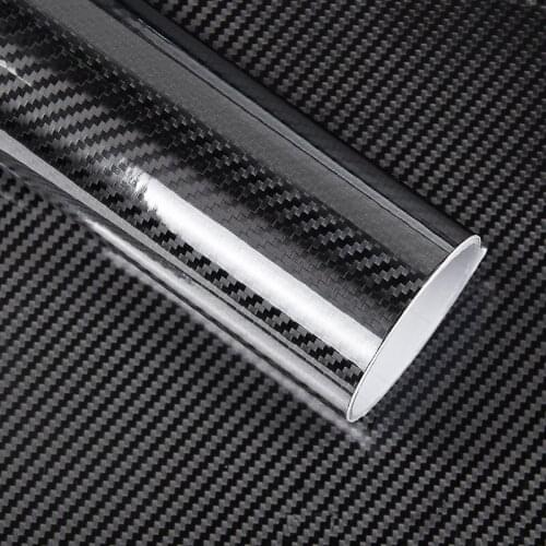 50*200cm Black 5D Carbon Fiber Vinyl Film Car Wrap Film Carbon Fiber Car Sticker Auto Exterior Film Accessories car styling
