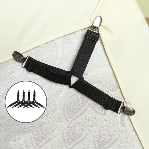 50set(4pcs/set)Elastic Bed Sheet Grippers Clip Mattress Cover Blankets Mixed Clothes Holder Fasteners Slip-Resistant