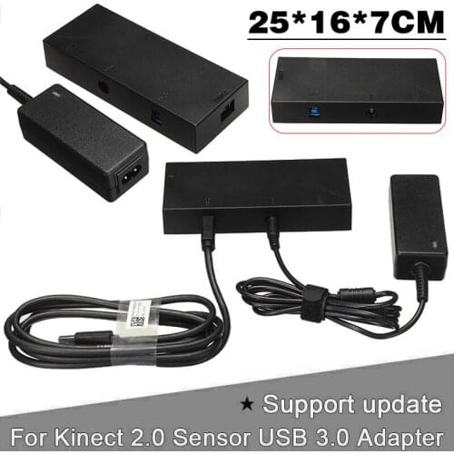 Pohiks Kinect 2.0 USB 3.0 Power Adapter Compatible For Xbox One S/X Console Win 8/8.1/10 PC USB 3.0 Power Adapter Converter