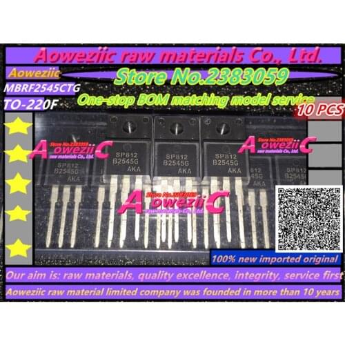 Aoweziic 100% new imported original MBRF2545CTG MBRF2545 B2545G TO-220 Schottky diode 45V 25A