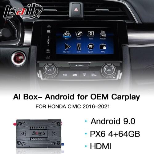 Android 9.0 Universal OEM USB Carplay Box for 2020 Year Patrol Y62 / MZD CX-30 / XT4 / XT5/ XT6 / CT4 / CT5 / Malibu / Camaro