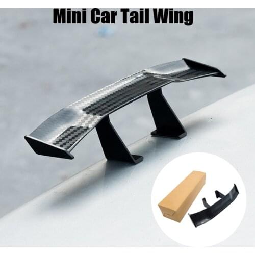 Car Tail Rear Trunk Spoilers Car Mini Auto Fiber Decoration For Mercedes Benz W203 W204 W210 W124 AMG CLA W212 W202 W205