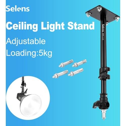 Photography Camera Arm Wall Mount Boom for Photo Studio Video Light Flash Ring Light Softbox Reflector with 3/8" 1/4" Stud