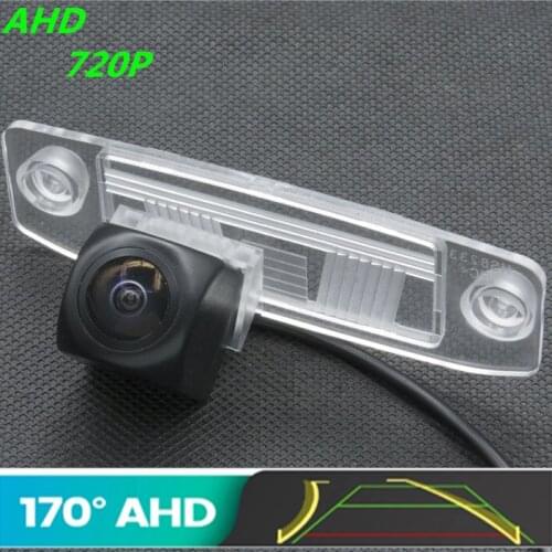 AHD 720P Trajectory Fisheye Car Rear View Camera For KIA Sportage R SL 3 2010~2015 Sorento Ceed Rio Reverse Vehicle Camera