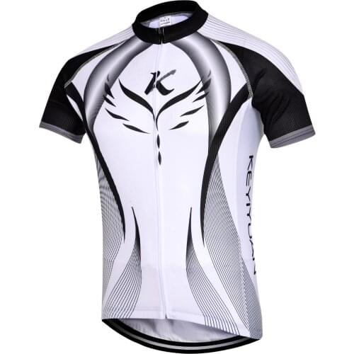 KEYIYUAN Summer Road Bike Short Sleeved Breathable Outdoor Cycling Sportswear MTB Jersey Men Maglia Ciclismo Wielerkleding Heren