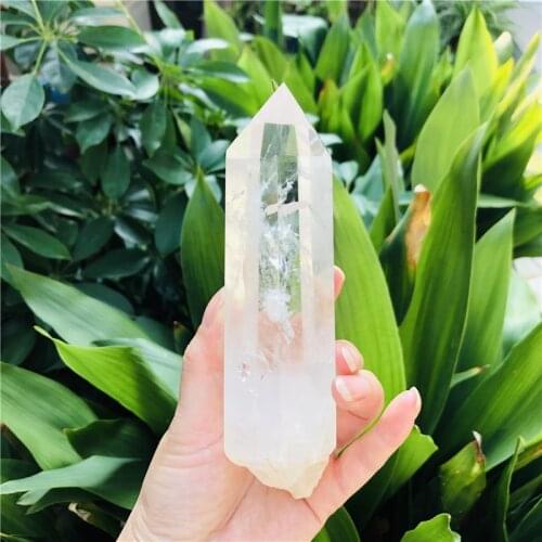 Large Clear Lemurian Seed Quartz Natural Point Cluster Crystal Rough Healing