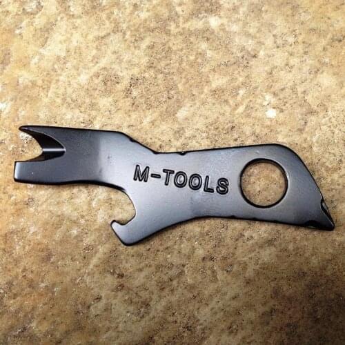 Stainless Steel Keychain Tool mini EDC Multitool Phillips Slotted Screwdriver Crowbar Wire Stripper Bottle Opener Camping Tool