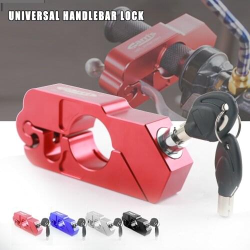 Motorcycle Handlebar Lock Brake Clutch Security Safety Theft Protection Scooter Locks For Kawasaki ZX-6R ZX-10R ZX6R ZX10R
