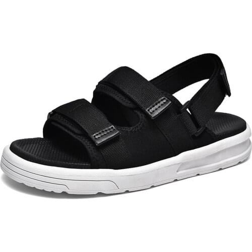 Men Casual Sandals Unisex Breathable Outdoor Beach Shoes Velcro Cozy Summer Non-Slip Sandals Fashion Trend 2021 New Brand 36-45