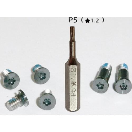 P5 Pentalobe Screwdriver bit with One Set Lower Bottom Case Screws Set For MacBook Pro A1706 Screw Set Space Gray Grey Optional