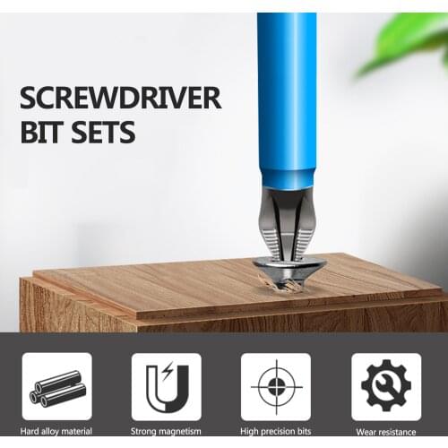 7Pcs Screwdriver Bit Sets Hand Tools Screwdriver Drill Bit 25mm-150mm Screwdriver Bit