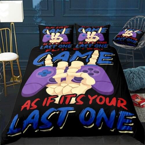 Play Every Game If Its You Duvet Cover Twin/Queen/King Size Luxury Comforter Bedding Set With Pillowcase Home Bed Decora
