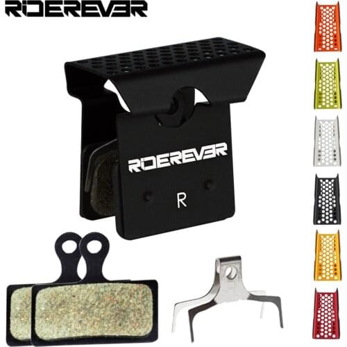 RIDEREVER MTB Bicycle Brake Pads Metal Road Bike Dustproof Heat Dissipation Cooling Brake Pad for SHIMANO XTR DEORE XT ULTEGRA