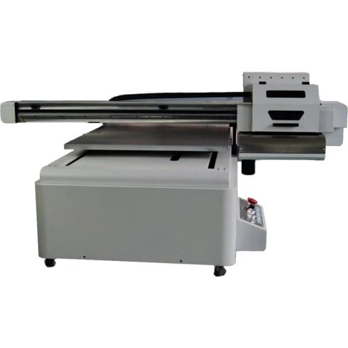 China double head 6090 CMYK money printing machine uv printer