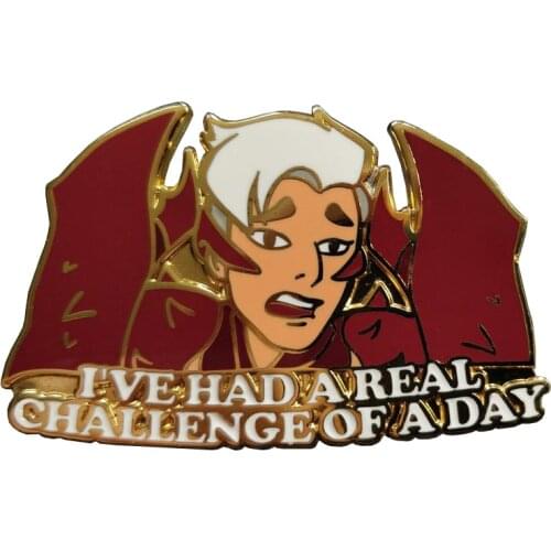 She-Ra Inspired A Challenging Day Scorpia Hard Enamel Lapel Pin