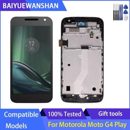 5.0" For Motorola MOTO G4 PLAY LCD Display Touch Screen Digitizer Assembly Xt1601 Xt1602 XT1603 XT1604 For MOTO G4 Play LCD