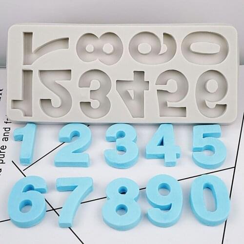 Large number silicone fondant mold chocolate candy lollipop molds sugarcraft gumpaste candle cake decorating tools E17