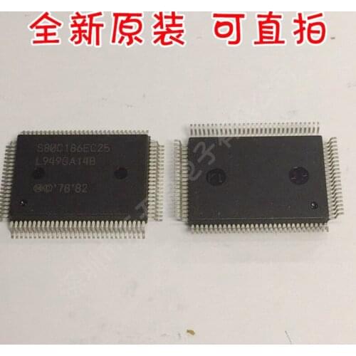 100% New&original S80C186EC25 S80C186EC S80C186