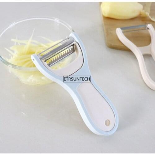100pcs 2in1 Multi-function Vegetable Peeler Cutter Julienne Peeler Potato Carrot Graters Kitchen Tool