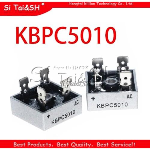 2PCS KBPC5010 1000V 50A Diode Bridge bridge rectifier new and original IC