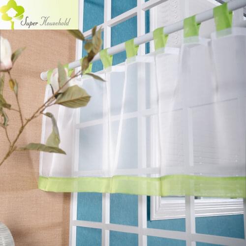 2018 Limited Curtains Dormitorio Curtain Short For Kitchen Tulle Sheer Windows Valance Roman Drapes Blinds Cortina
