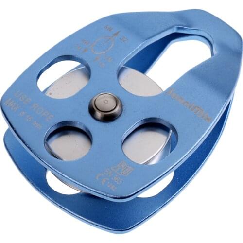 32KN Heavy Duty Pulley Single Sheave For Rigging Arborist Climbing Equipment