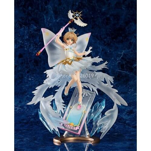 35cm Card Captor Sakura Sexy Figure Kinomoto Sakura Sexy Anime Figure Clear Card Hello Brand New World Anime Action Figure Toys