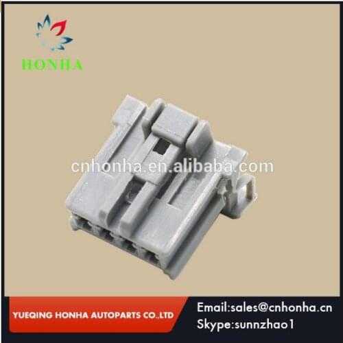 4 way unsealed male auto electrical wire harness connector 6098-0243