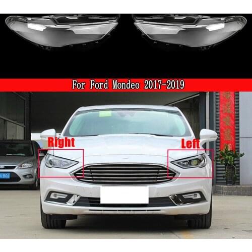 Car Front Headlight Lens Cover Auto Headlamps Lampcover Transparent Lampshades Lamp Shell For Ford Mondeo 2017-2019