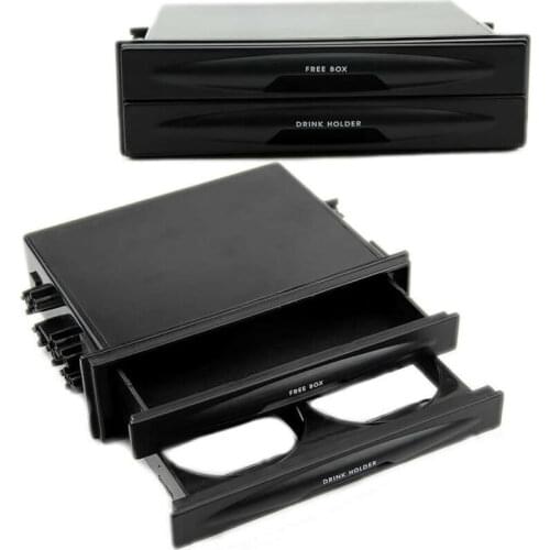 Car Dash Trim Double Din Radio Pocket Drink Cup Storage Holder Box Universal For Shop Kitchen Home Decoration