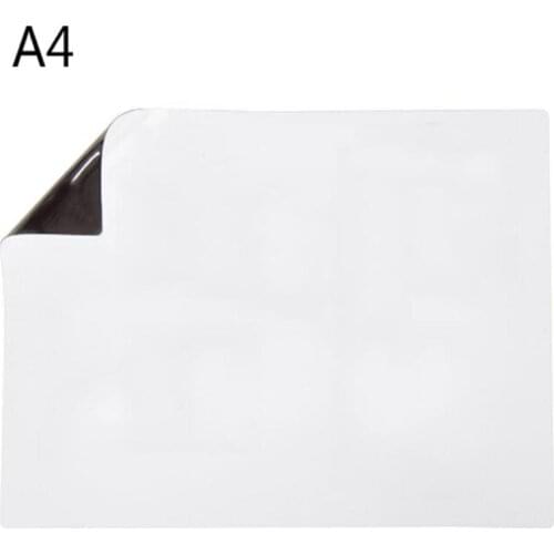 A3 A4 Size Magnetic Whiteboard for Fridge Magnets Family Message Board Office Memo Flexible Message Board Memo Pad