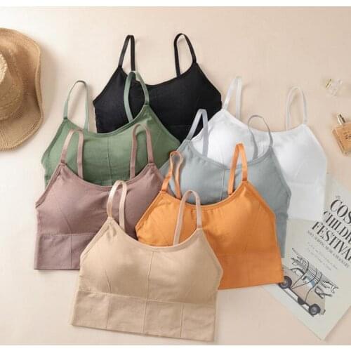 Seamless Bras Women Sports Bra Gym Running Push Up Bralette Padded Vest Elastic Brassiere Women Fitness Gym Underwear Bra Top