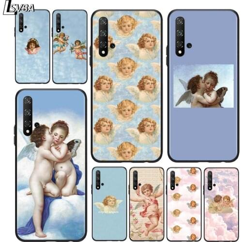 Renaissance angels for Huawei Honor 9X Lite 8X 9S 9A 9C 30 20 10i 20 10 10i 9 Lite 8C 8A 7C 7A Pro Black Phone Case