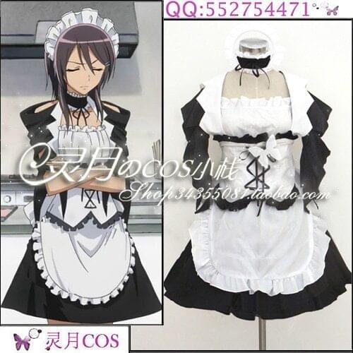 Maid sama! Kaichou wa Maid-sama! Misaki Ayuzawa dress Cosplay Costume F008