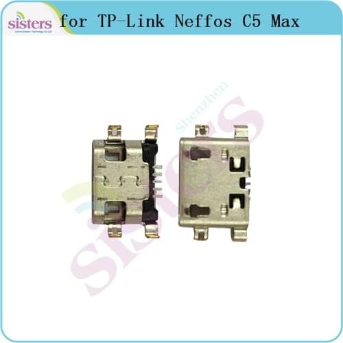 For 5.5"TP-Link Neffos C5 Max Charging Port Dock Flex Cable for Neffos C5 Max Charge Flex Cable Phone Repair Parts Replacement