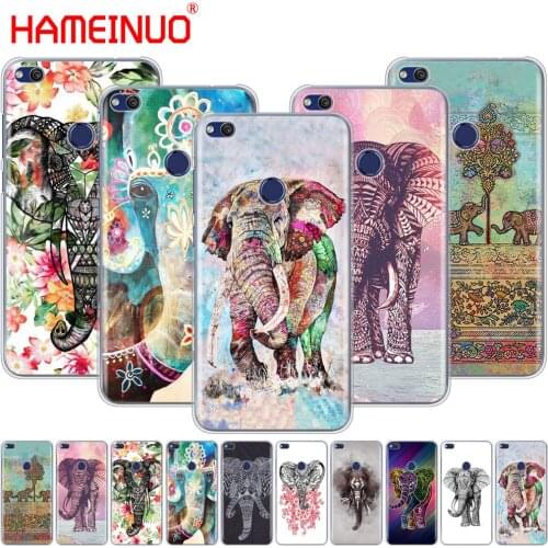 HAMEINUO Totem Elephant Aztec indian Flower Cover phone Case for huawei Ascend P7 P8 P9 P10 P20 lite plus pro G9 G8 G7 2017