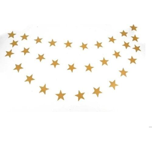 Partifabrik Gold Star Ornament party material