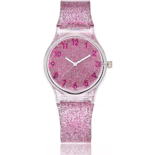 Fashion Womens Watch Geneva New Colorful Silicone Woman Watch Student Female Watch Simple Starry Digital Quartz Watch