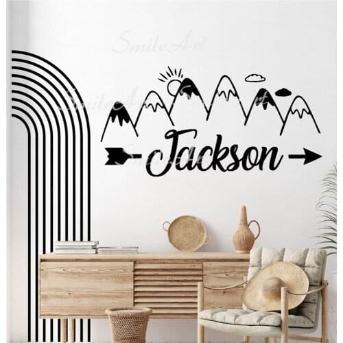 Cartoon Custom Name Tribe Vinyl Wallpaper Roll Furniture Decorative For Kids Rooms Decoration Decal Creative Stickers