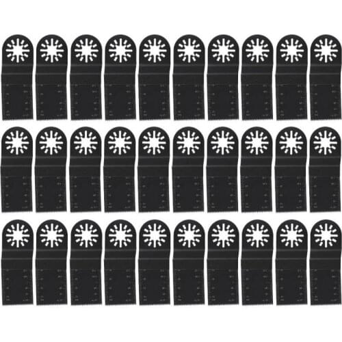 30 pcs 34mm Oscillating Saw Blades High-carbon Steel Multifunctional blades Oscillating MultiTool for Repairing Cutting