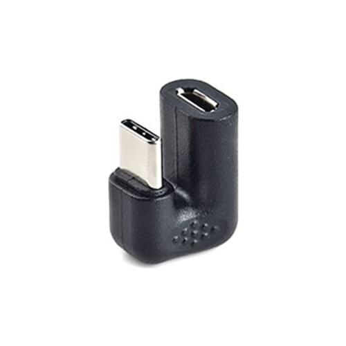 180 Degree Up Angle USB 3.1 Type C Male to Micro USB Female otg USB-C Charging Data Converter Adapter