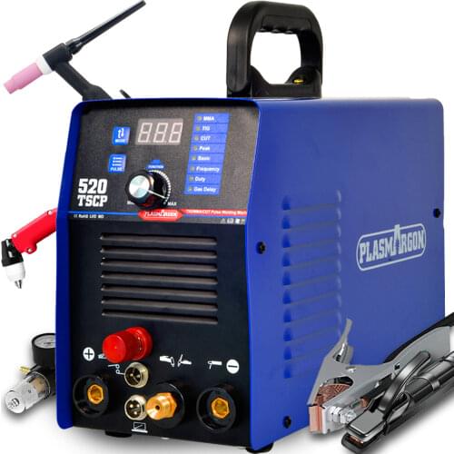 Plasma Cutter 520TSC 3 In 1 50A Cutter 200A TIG/MMA Welder Multifunction Welding Machine With Cutting Consumables For Welding