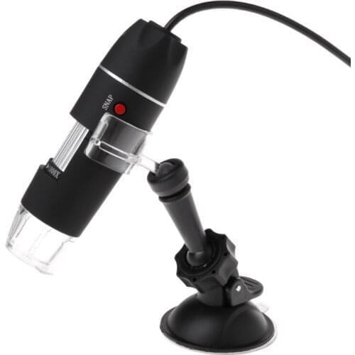 Portable Digital USB Microscope Camera 1000X 8 LED Light Handheld Suction Tool 964E