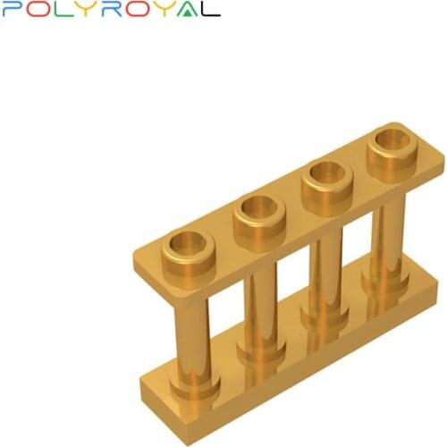 POLYROYAL Building Blocks Technical parts 1x4x2 fence panel 10 PCS MOC Compatible With brands toys for children 15532