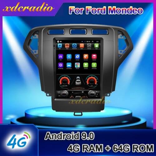 Xdcradio 10.4" Android 9.0 For Ford Mondeo Car Radio Automotivo Car DVD Multimedia Player Auto GPS Navigation Stereo 2007-2013